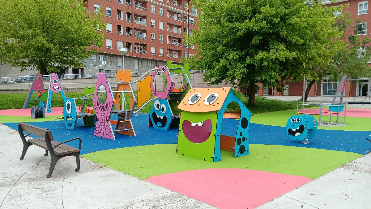 parque infantil spooky epdm en1176 hdpe inox