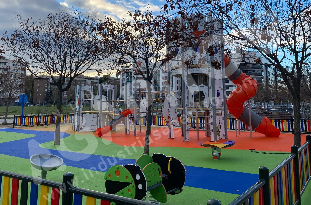 parque infantil epdm madrid ingenieros fortaleza