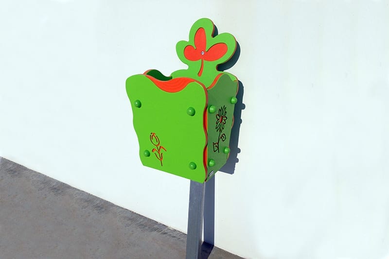 papelera para parques infantiles de exterior