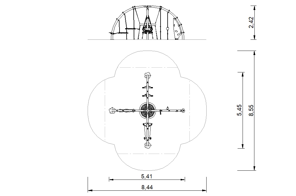 circuito de cuerdas el nido 2d