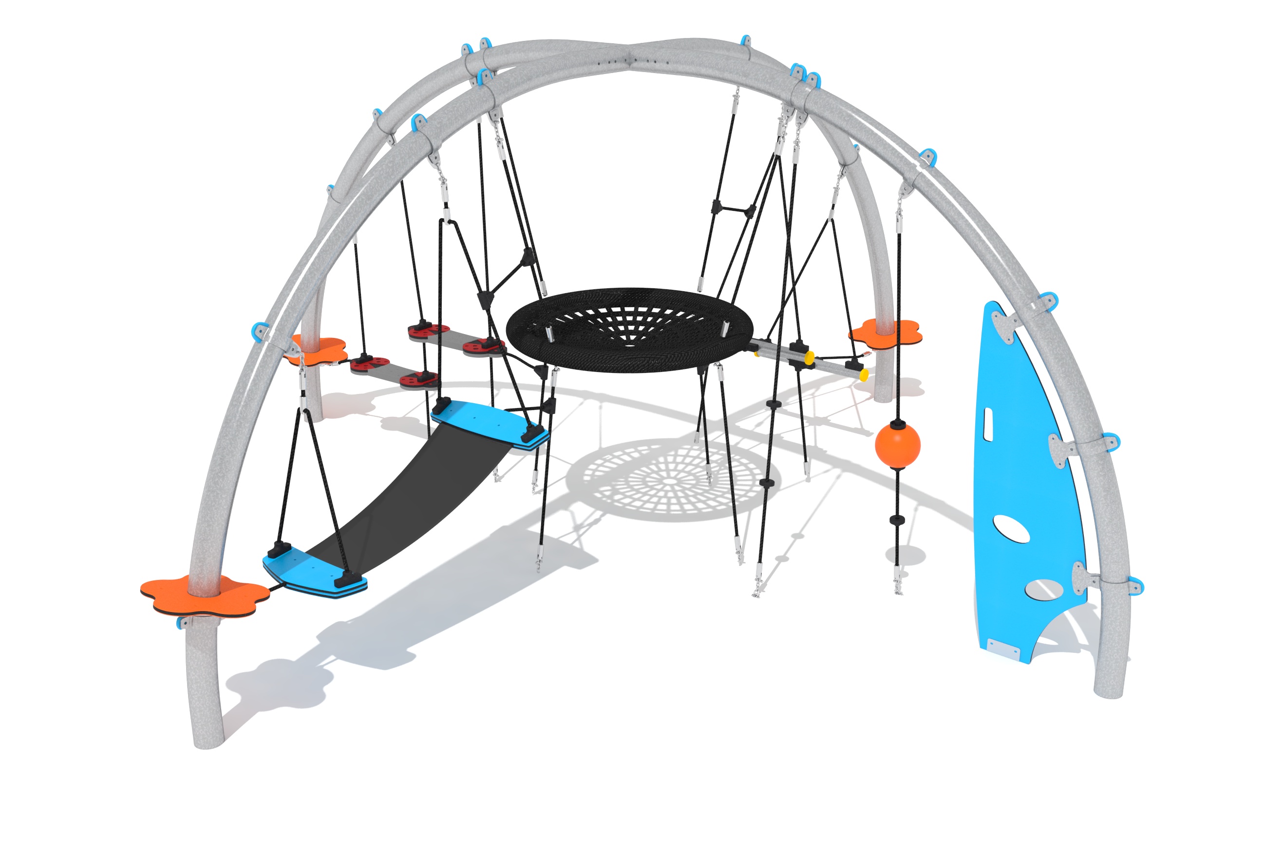 circuito de cuerdas el nido 3d