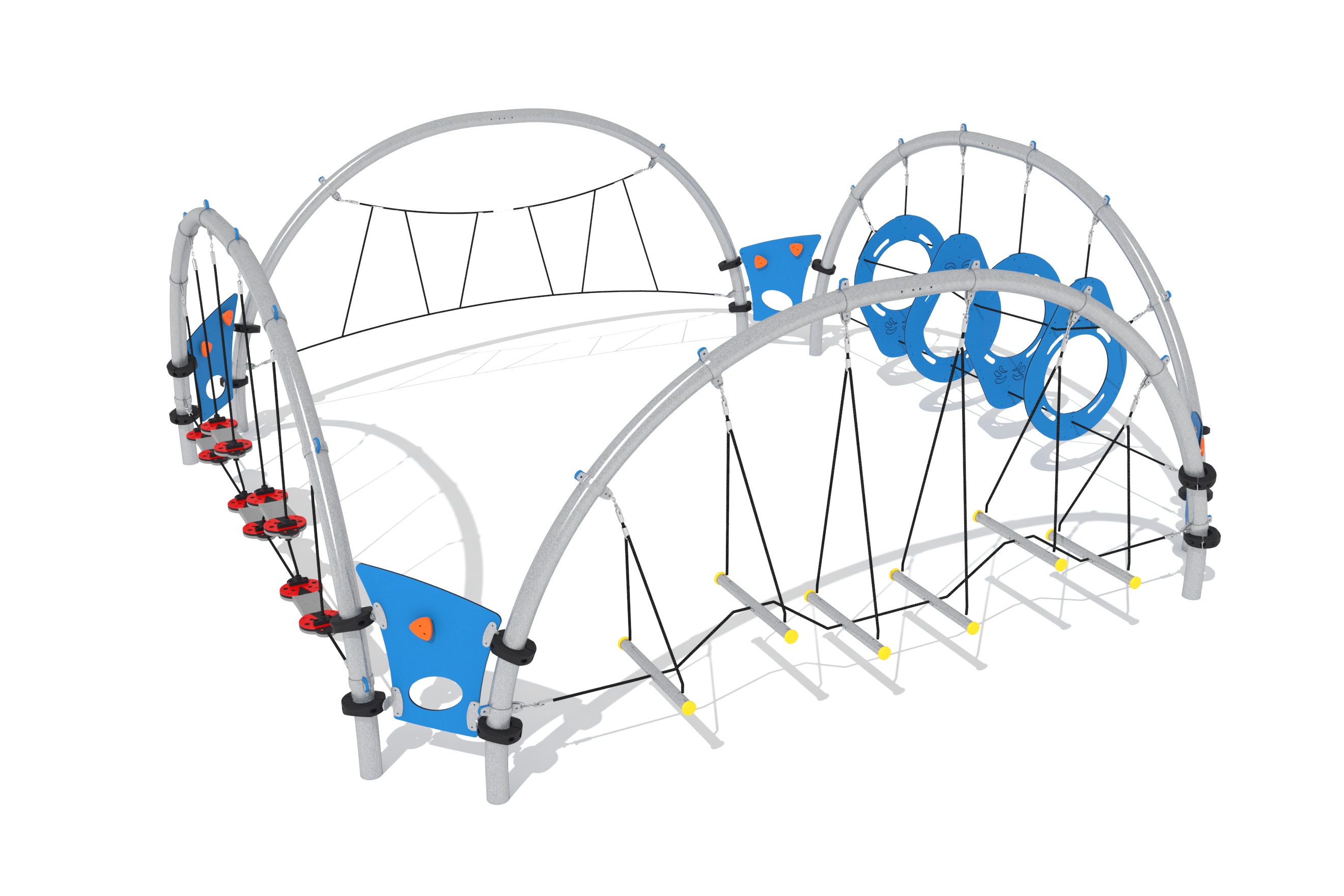 circuito cuerdas cuadrado 3d