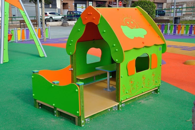 casita infantil para parques ifnantiles