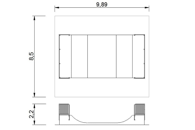 halfpipe skate park exterior 2d