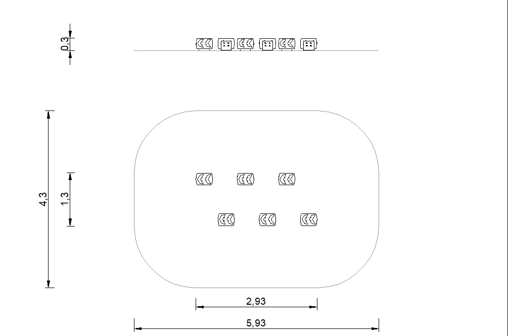 circuito ocr puntos equilibrio inclinados 2d