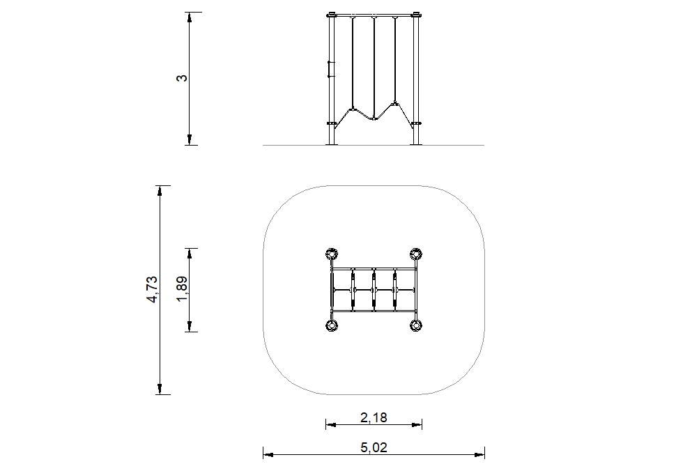 circuito ocr pasarela peldanos 2d