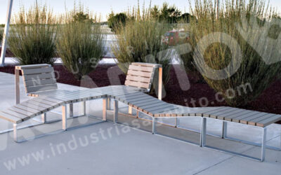 Serie DOMO, mobiliario urbano de diseño de Industrias Agapito