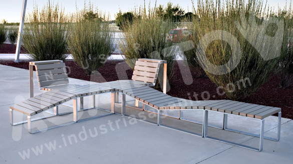 Serie DOMO, mobiliario urbano de diseño de Industrias Agapito